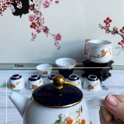 Bộ Ấm Chén Họa Tiết Cây Hồng